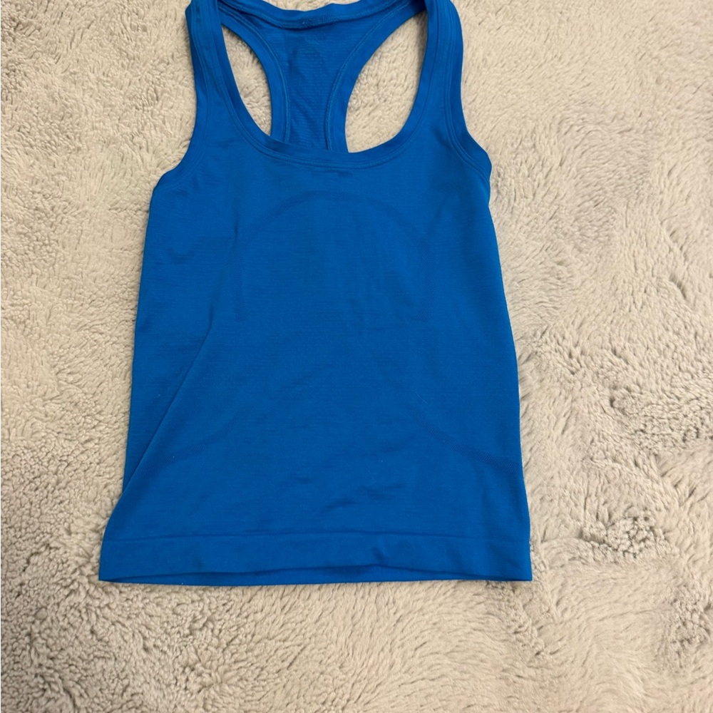 lululemon blue racerback tank